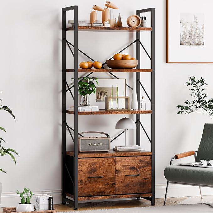 Vongrasig 5 Tier Bookshelf by Vongrasig