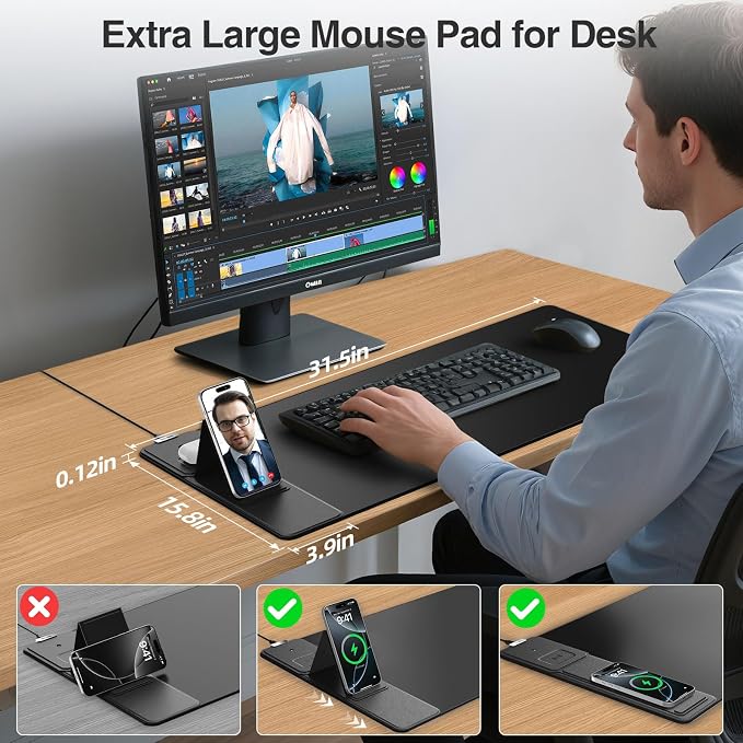 Wireless Charging Mouse Pad - Image 3