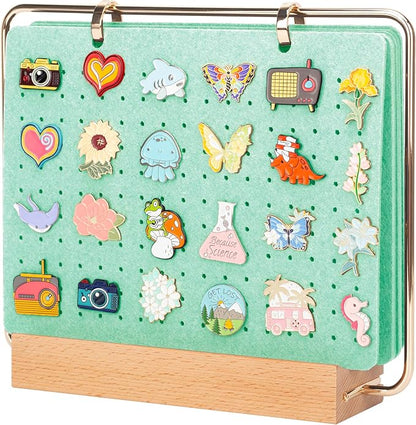 PACMAXI Pin Display Organizers, Brooch Pin Holder, Enamel Pin Display Pages by PACMAXI