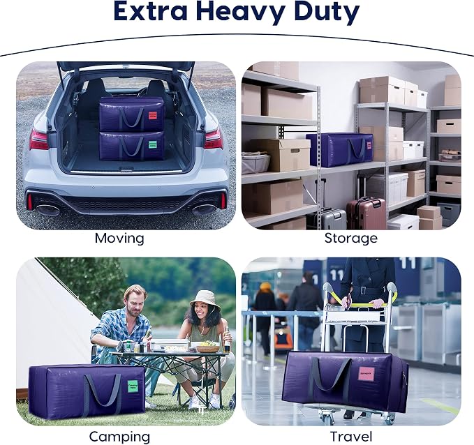 6 Pack Moving Bags Heavy Duty 210GSM - Image 7