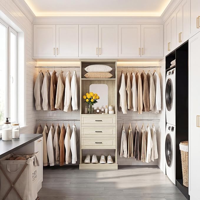 Unikito Closet System, 4FT - 9FT Closet Organizer - Image 6