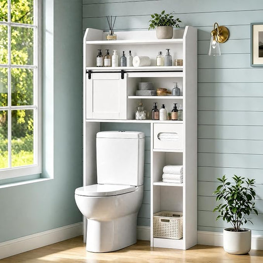 VECELO Over The Toilet Storage Cabinet by VECELO