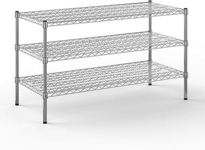 21" Deep x 48" Wide x 27" Height Wire Shelving Kit | 3-Tier | NSF Commercial by Regal+Altair