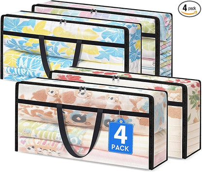 TasticTotes 4 Pack Long Clear Storage Bags by Unknown