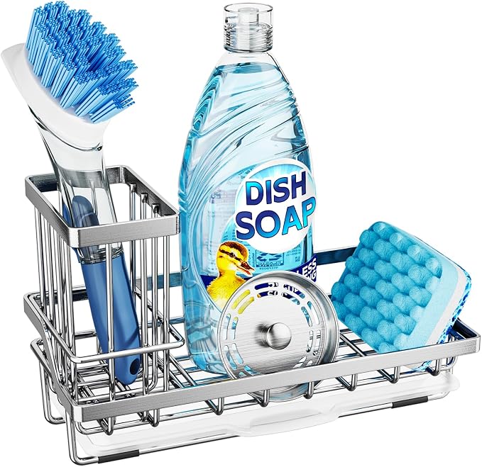 Consumest Sink Caddy, Kitchen Sponge Holder by Consumest
