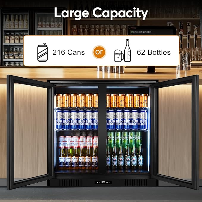 Back Bar Cooler Undercounter Beverage Refrigerator - Image 5