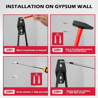 20 Pack Heavy Duty Garage Storage Hooks - Image 7