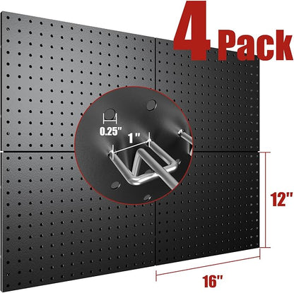 4 Pack Metal Pegboard Panels - Image 3