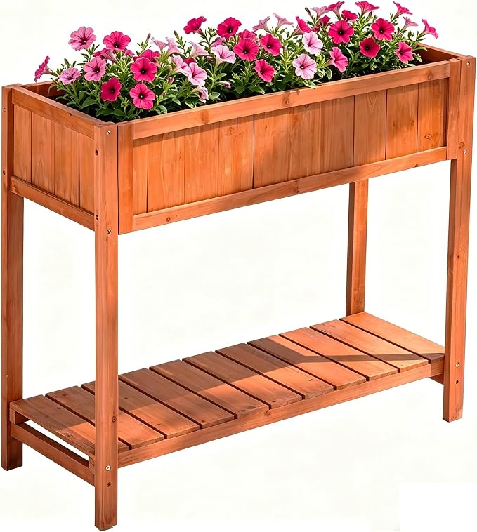 Fir Wooden Raised Garden Bed - Image 7