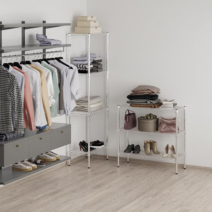 14" Deep x 36" Wide x 34" Height Wire Shelving Kit | 3-Tier | NSF Commercial - Image 7