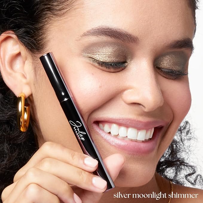 Julep Eyeshadow 101 Cream-to-Powder Waterproof Shadow Stick – Silver Moonlight - Image 3