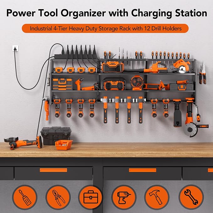 Extra Large Power Tool Organizer Wall Mount - Image 4