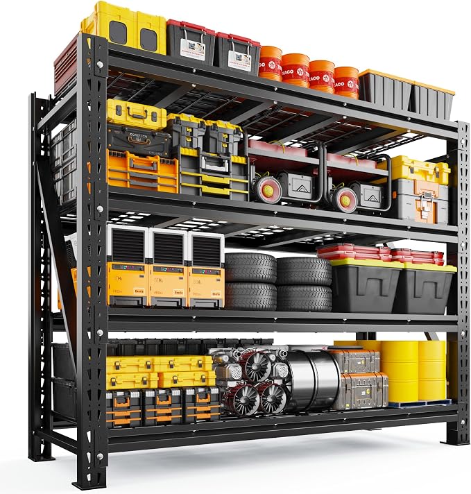Romorgniz Garage Shelving Heavy Duty, 5000LBS Steel Rack by Romorgniz