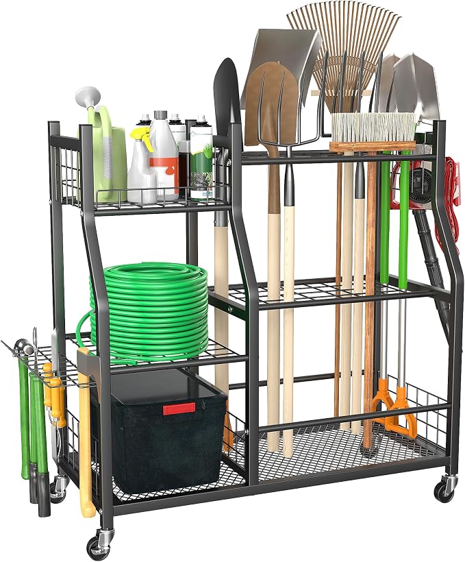 Ultrawall Garden Tool Organizer, Yard Tool Storage Rack by UltrawallGarageTools