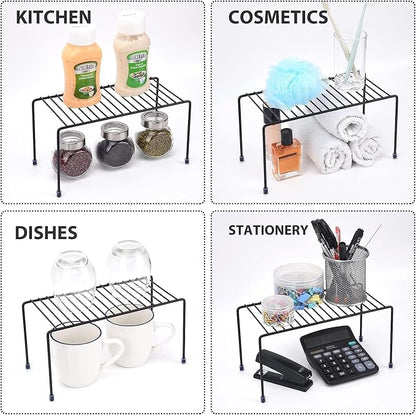 SIBAO Kitchen Shelves, Cabinet Organization Mini Storage Shelf, Storage Rack - Image 4