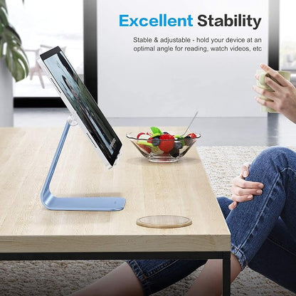 OMOTON Adjustable Tablet Stand for Desk, Upgraded Longer Arms for Greater - Image 7