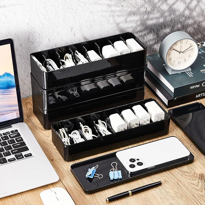 Tatuo 4 Pcs Cable Organizer Box - Image 6