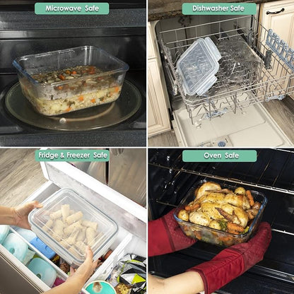 Large Glass Food Storage Container - Image 6