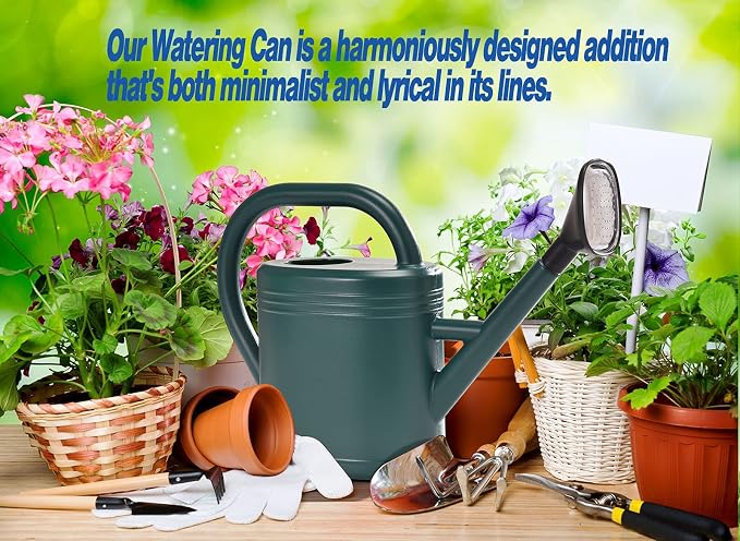 Watering Can 1 Gallon for Garden, Indoor Plants, Outdoor Plant House Flower - Image 8