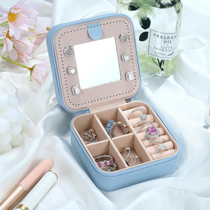 Parima Small Jewelry Box for Girls, Travel Initial Jewelry Boxs for Girls | - Image 7