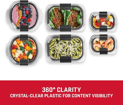 Rubbermaid Brilliance® Round and Rectangular Leak Proof Food Storage Containers - Image 5