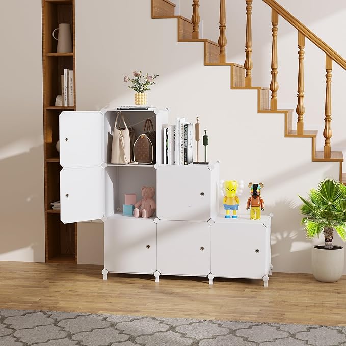 Cube Storage Organizer, 6-Cube Shelves Unit - Image 5