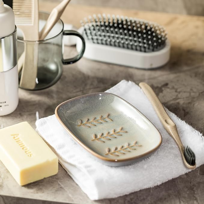 Ceramic Soap Dish Soap Holder, Soap Lift - Image 6
