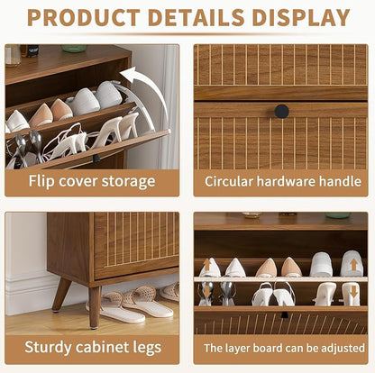 Fsbecl Shoe Storage Cabinet for Entryway - Image 4