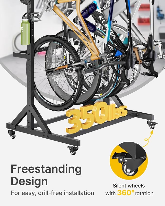 monTEK Freestanding Bike Storage Rack - Image 3