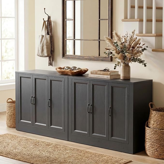 118" W Modern Buffet Cabinet - Image 5