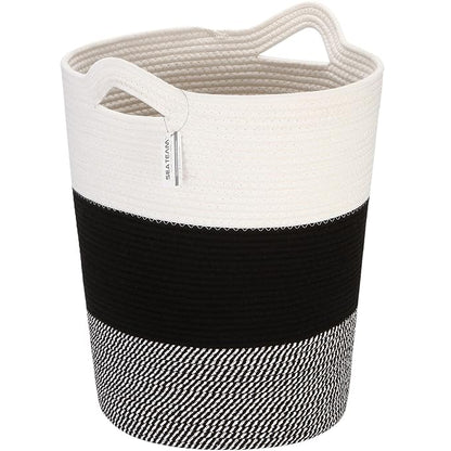 Sea Team Large Size Cotton Rope Woven Storage Basket by SeaTeam