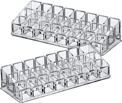 Amazing Abby - Glamour - 2-Pack 24-Slot Acrylic Lipstick Organizer, Lipstick - Image 4