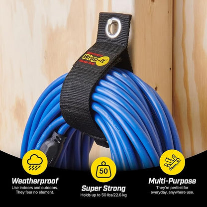 Heavy-Duty Wrap-It Storage Straps, 17-inch - Image 2
