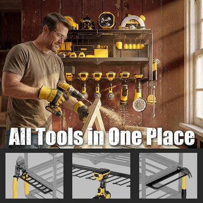 320lbs Power Tool Organizer Wall Mount - Image 5