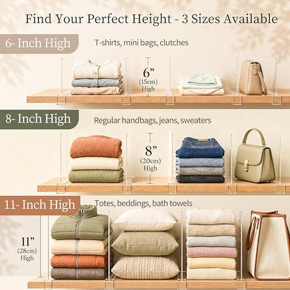 SortNStore Shelf Dividers Purse Organizer - Image 4