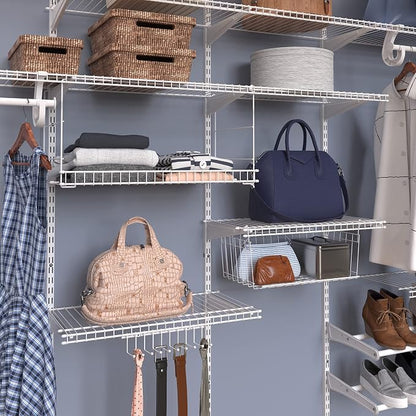 ClosetMaid Wire Hanging Shelf Basket - Image 3