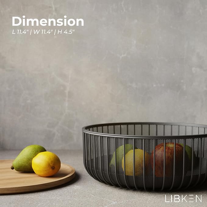Metal Wire Mesh Fruit Basket - Image 3
