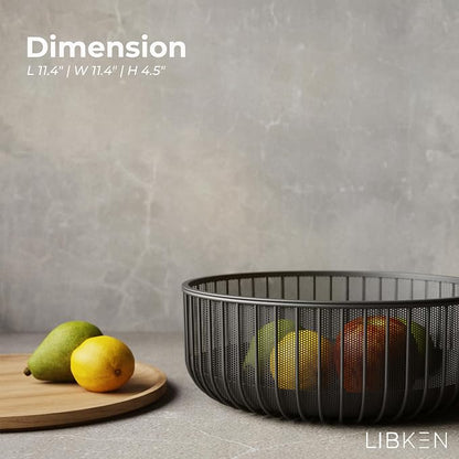 Metal Wire Mesh Fruit Basket - Image 3