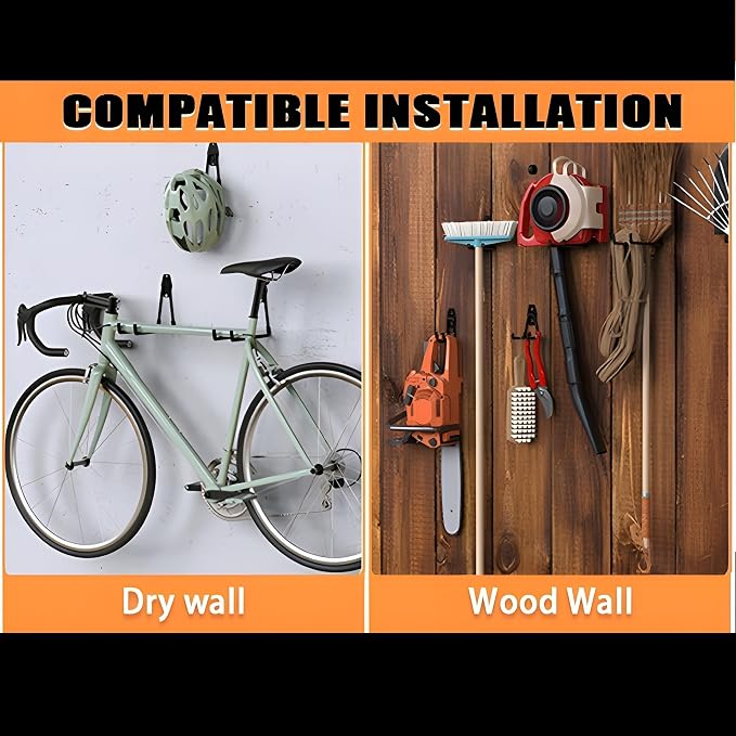 32 Pack Steel Garage Hooks Heavy Duty, Utility Wall Mount Hook - Image 6