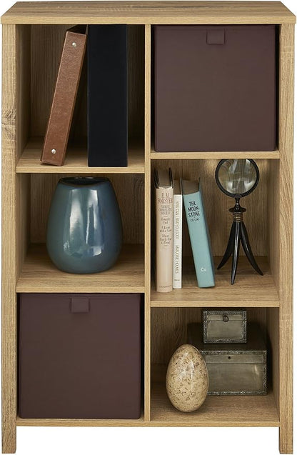 ClosetMaid 16053 Premium Adjustable 6-Cube Organizer, Weathered Oak - Image 6