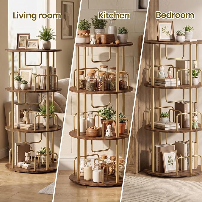 Rotating Bookshelf, Revolving Bookcase - Image 6