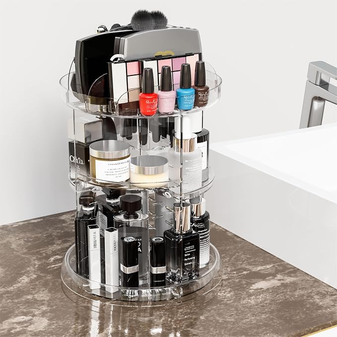 Yieach 360 Rotating Makeup Organizer by Yieach