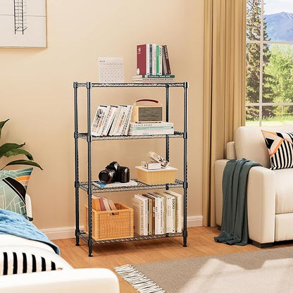 1400 lbs 4 Tier Storage Rack Metal Wire Shelving Unit, Storage Standing - Image 2