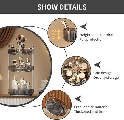 YCIA&DONE Rotating Makeup Organizer - Image 3