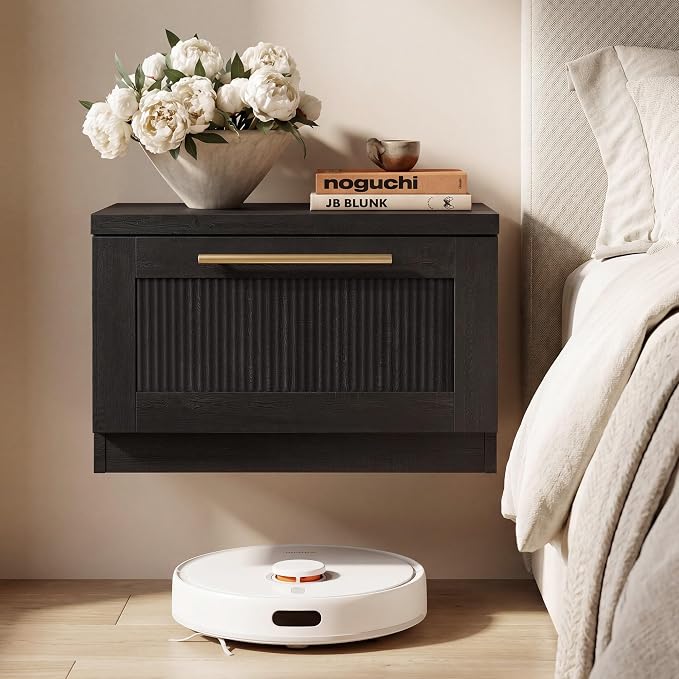 ModernMate Set of 2 Floating Nightstands, Wall Mounted Bedside Tables - Image 6