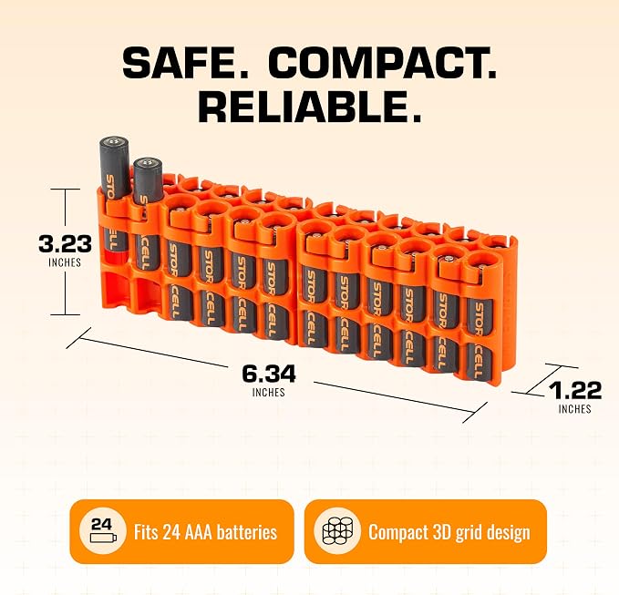 Storacell by Powerpax AAA Battery Storage Caddy - Image 6