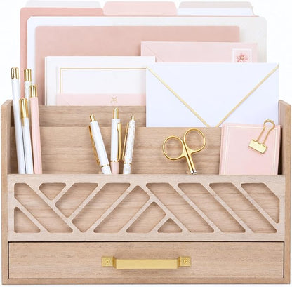 BLU MONACO | Wooden Mail Organizer by Blu_Monaco