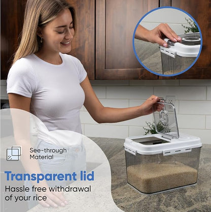 Chef's Path Extra Large Airtight Rice Storage Container - Image 5