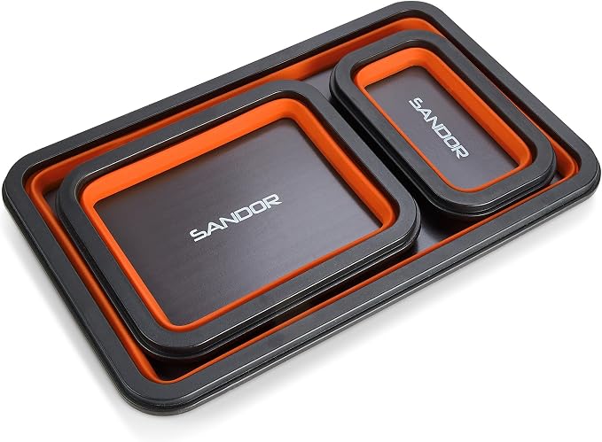 SANDOR Collapsible Magnetic Parts Tray Set - Image 3