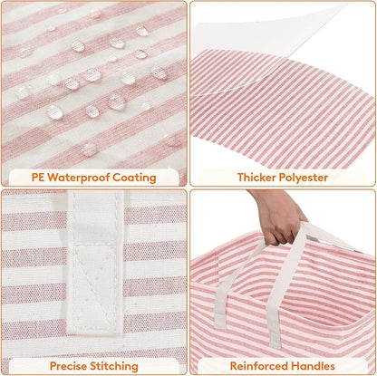 Lifewit 2 Pack Laundry Basket 80L Each, Collapsible Clothes Hamper - Image 6